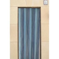 TENDA MOSCHIERA CORDONCINO CM.125X240 AZZURRO ZANZARIERA ANTI MOSCHE