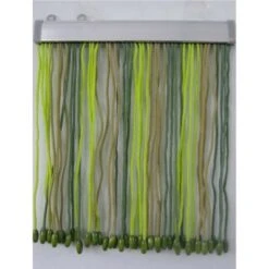TENDA MOSCHIERA CORDONCINO CM.125X240 VERDE CHIARO ZANZARIERA ANTI MOSCHE