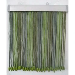 TENDA MOSCHIERA CORDONCINO CM.125X240 VERDE SCURO ZANZARIERA ANTI MOSCHE
