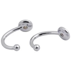 SWISH - 2 EMBRASSE IN ACCIAIO FINITURA CROMATO D. 20mm