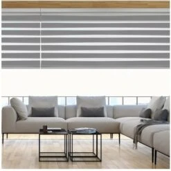 PLATINUM - Tenda Notte E Giorno Premium Argento 120 X 250