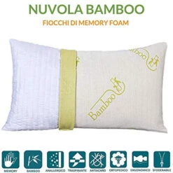 EVERGREENWEB - Cuscino Fiocco Di Memory Foam Con Fodera Fibra Di BAMBOO 42x72 Alto 15 Cm Modello Saponetta Adatto Per Dolori Cervicali, Federa Sfoderabile E Lavabile, Guanciali Cuscini Letto Antiacaro 11 EVERGREENWEB - Cuscino Fiocco Di Memory Foam Con Fodera Fibra Di BAMBOO 42x72 Alto 15 Cm Modello Saponetta Adatto Per Dolori Cervicali, Federa Sfoderabile E Lavabile, Guanciali Cuscini Letto Antiacaro -Vendite ATMOSPHERA || None || Maxwell & Williams 18382442 5