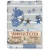 TELO ARREDO Copritutto GRAN FOULARD Copriletto COPRIDIVANO Tessuto DORY MARE MARINO CORALLI Azzurro 1 PIAZZA