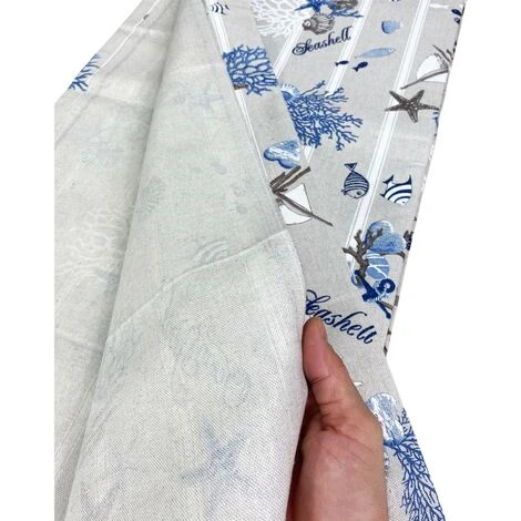 TELO ARREDO Copritutto GRAN FOULARD Copriletto COPRIDIVANO Tessuto DORY MARE MARINO CORALLI Azzurro 1 PIAZZA 6 TELO ARREDO Copritutto GRAN FOULARD Copriletto COPRIDIVANO Tessuto DORY MARE MARINO CORALLI Azzurro 1 PIAZZA - immagine 4
