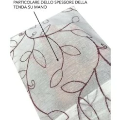 COPPIA TENDINA NOEMI RICAMO MODERNO FOGLIA BORDEAUX COPPIA (2 TELI) CM. 60X150 9 COPPIA TENDINA NOEMI RICAMO MODERNO FOGLIA BORDEAUX COPPIA (2 TELI) CM. 60X150 -Vendite ATMOSPHERA || None || Maxwell & Williams 20072947 3