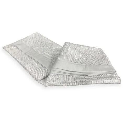 COPPIA TENDINA VETRO MODERNA LARGA 45 O 70 O 90 OSCAR GRIGIO COPPIA (2 TELI) CM. 45x150 4 COPPIA TENDINA VETRO MODERNA LARGA 45 O 70 O 90 OSCAR GRIGIO COPPIA (2 TELI) CM. 45x150 - immagine 2