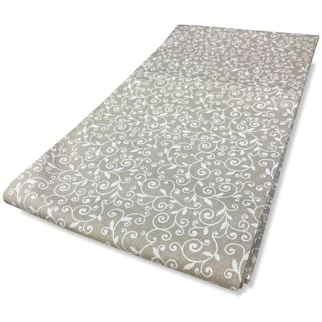 TELO ARREDO COPRITUTTO GRAN FOULARD COPRILETTO COPRIDIVANO TESSUTO DORY ARABESCO BIANCO 1 PIAZZA 5 TELO ARREDO COPRITUTTO GRAN FOULARD COPRILETTO COPRIDIVANO TESSUTO DORY ARABESCO BIANCO 1 PIAZZA - immagine 3