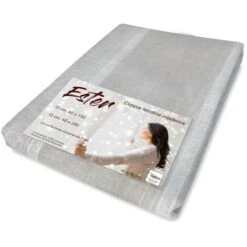 COPPIA TENDINA VETRO ESTER BEIGE Larga Cm. 60 COPPIA (2 TELI) CM. 60X150