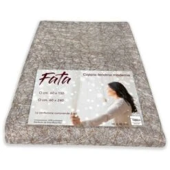 COPPIA TENDINA VETRO FATA MARRONE ORGANZA MILLE FILI COPPIA (2 TELI) CM. 60X150