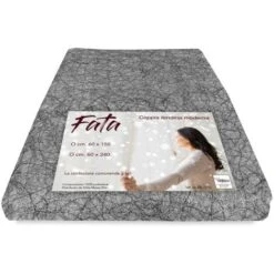 COPPIA TENDINA VETRO FATA GRIGIO ARGENTO ORGANZA MILLE FILI COPPIA (2 TELI) CM. 60X150