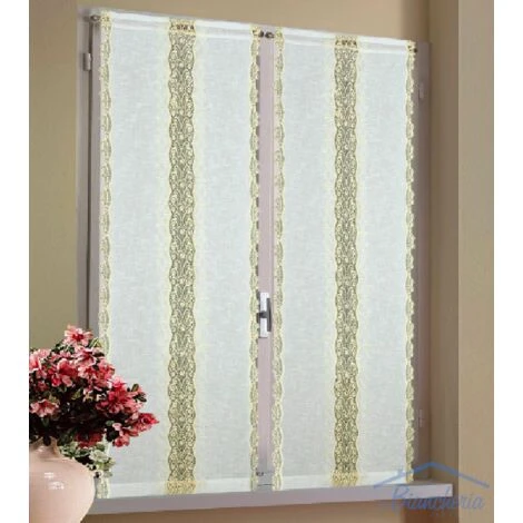 COPPIA TENDINA VETRO SARA MACRAMÈ ECRÙ COPPIA (2 TELI) CM. 60X240 6 COPPIA TENDINA VETRO SARA MACRAMÈ ECRÙ COPPIA (2 TELI) CM. 60X240 - immagine 4