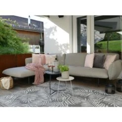 Set Di 2 Cuscini Decorativi Motivo A Foglie Di Velluto Rosa 45 X 45 Cm Freesia -Vendite ATMOSPHERA || None || Maxwell & Williams 20109787 5