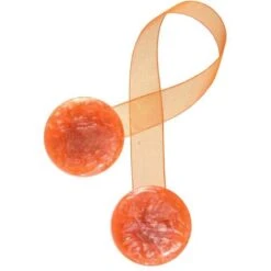 Calamita Bottone Arancio Grande (Con Nastro)