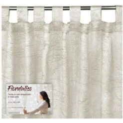 TENDA FIORDALISO In Tinta Unita PANNA CHIARO CM. 140X290 Confezionata