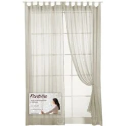 TENDA FIORDALISO In Tinta Unita PANNA CHIARO CM. 140X290 Confezionata -Vendite ATMOSPHERA || None || Maxwell & Williams 23775954 5