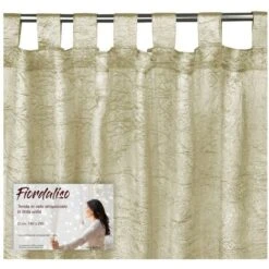 TENDA FIORDALISO In Tinta Unita GIALLO ORO CM. 140X290 Confezionata