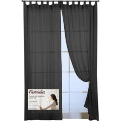 TENDA FIORDALISO In Tinta Unita NERO CM. 140X290 Confezionata -Vendite ATMOSPHERA || None || Maxwell & Williams 23775961 4