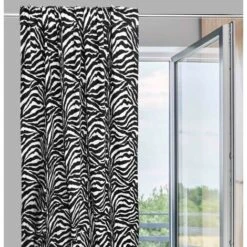 TENDA ZEBRA ZEBRATA BIANCO NERA CM. 140X280 MADE IN ITALY