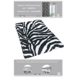 TENDA ZEBRA ZEBRATA BIANCO NERA CM. 140X280 MADE IN ITALY -Vendite ATMOSPHERA || None || Maxwell & Williams 23776016 4