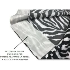 TENDA ZEBRA ZEBRATA BIANCO NERA CM. 140X280 MADE IN ITALY -Vendite ATMOSPHERA || None || Maxwell & Williams 23776016 5