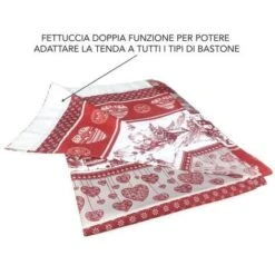 TENDA TIROLESE ROSSA In Stile Montanaro CM. 180X280 MADE IN ITALY 9 TENDA TIROLESE ROSSA In Stile Montanaro CM. 180X280 MADE IN ITALY -Vendite ATMOSPHERA || None || Maxwell & Williams 23776028 3