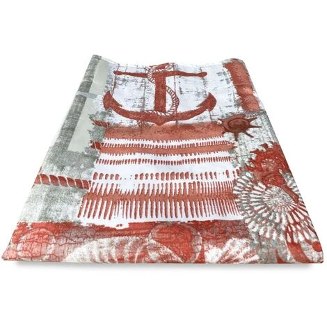 TENDA INGRID In Stile Marino CORALLO ROSSO Cm. 175x290 MADE IN ITALY 4 TENDA INGRID In Stile Marino CORALLO ROSSO Cm. 175x290 MADE IN ITALY - immagine 2