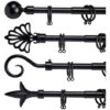 Bastone Per Tende Nero (5 X 180,5 X 5 Cm) -Vendite ATMOSPHERA || None || Maxwell & Williams 24014531 1