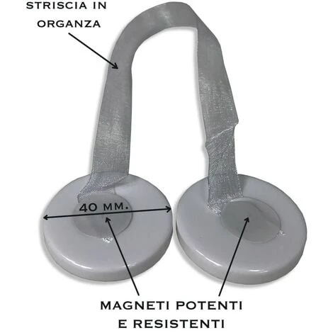 CALAMITA FERMA TENDA ELENA GRIGIO CALAMITE PER TENDE FERMATENDE MADREPERLA 4 CALAMITA FERMA TENDA ELENA GRIGIO CALAMITE PER TENDE FERMATENDE MADREPERLA - immagine 2