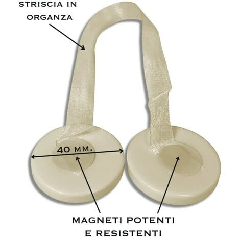 CALAMITA FERMA TENDA ELENA PANNA CALAMITE PER TENDE FERMATENDE MADREPERLA 4 CALAMITA FERMA TENDA ELENA PANNA CALAMITE PER TENDE FERMATENDE MADREPERLA - immagine 2