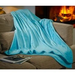 Monzana Coperta Plaid In Pile Microfibra Super Morbida Coccolosa Da Soggiorno Divano Sofa Veranda 300g/ M² L- XXL 200x150 - Celeste -Vendite ATMOSPHERA || None || Maxwell & Williams 25128075 3
