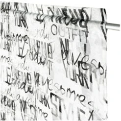 TENDINA Vetro MODERNA Larga 45 O 60 O 80 SCRITTE Misto Lino Made In Italy 1 Telo Cm. 45x150 9 TENDINA Vetro MODERNA Larga 45 O 60 O 80 SCRITTE Misto Lino Made In Italy 1 Telo Cm. 45x150 -Vendite ATMOSPHERA || None || Maxwell & Williams 26404670 3