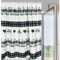 TENDA TIROLESE COASSOLO GRIGIO In Stile Montanaro CM. 150X280 Made In Italy