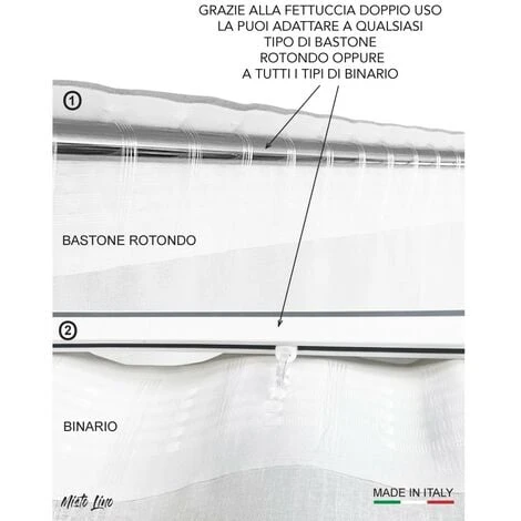 TENDA TIROLESE COASSOLO GRIGIO In Stile Montanaro CM. 150X280 Made In Italy 5 TENDA TIROLESE COASSOLO GRIGIO In Stile Montanaro CM. 150X280 Made In Italy - immagine 3