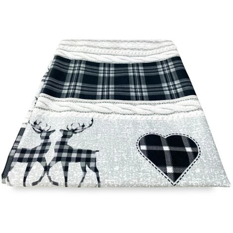 TENDA TIROLESE COASSOLO GRIGIO In Stile Montanaro CM. 150X280 Made In Italy 7 TENDA TIROLESE COASSOLO GRIGIO In Stile Montanaro CM. 150X280 Made In Italy - immagine 5