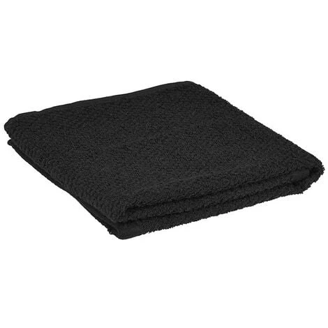 Asciugamano Ospite 100% Cotone Colore Nero 40x60 Cm 3 Asciugamano Ospite 100% Cotone Colore Nero 40x60 Cm
