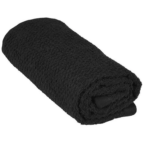 Asciugamano Ospite 100% Cotone Colore Nero 40x60 Cm 4 Asciugamano Ospite 100% Cotone Colore Nero 40x60 Cm - immagine 2