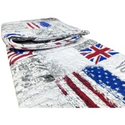 COPRILETTO Trapuntato ART LONDON NEW YORK Bandiere 2 PIAZZE -Vendite ATMOSPHERA || None || Maxwell & Williams 29604532 3