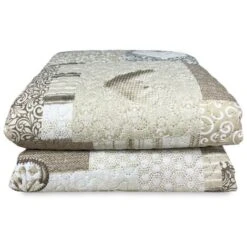 COPRILETTO Trapuntato ART CUORE TIROLESE Beige 1 PIAZZA -Vendite ATMOSPHERA || None || Maxwell & Williams 29604541 3