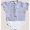 SKLUM Body Camicia In Cotone Tribi Blu Oceanico