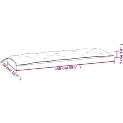 Cuscino Per Panca Bianco Crema 150x50x7 Cm In Tessuto Oxford VidaXL -Vendite ATMOSPHERA || None || Maxwell & Williams 30444623 3