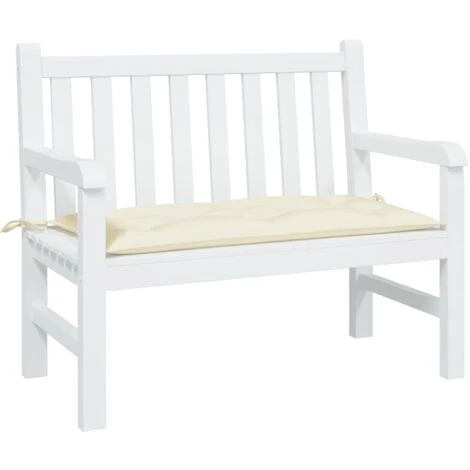 Cuscino Per Panca Bianco Crema 100x50x7 Cm In Tessuto Oxford VidaXL 6 Cuscino Per Panca Bianco Crema 100x50x7 Cm In Tessuto Oxford VidaXL - immagine 4