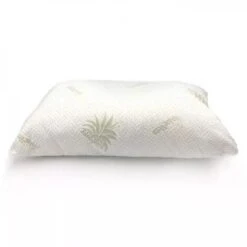 Guanciale, Cuscino Imbottito 80x50 Rivestito In Aloe Vera - TOMAINO