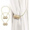 Magnetic Curtain Tie Back - Nessuna Foratura Richiesta Fibbie Di Supporto, Stile Squisito Piccolo E Comodo, Adatto Per Tende Interne Decorative Per Hotel Cucina Per Ufficio In Casa (2 Pezzi) (oro) -Vendite ATMOSPHERA || None || Maxwell & Williams 31782161 1