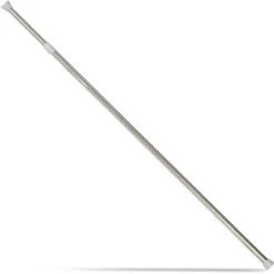 Relaxdays Asta Telescopica Estensibile, Bastone Per Tende, A Pressione, Senza Forare, Acciaio, 130 - 220 Cm