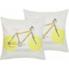 Set Di 2 Cuscini Decorativi Moderni Stampa Di Bicicletta Multicolore Ruscus -Vendite ATMOSPHERA || None || Maxwell & Williams 32341486 1