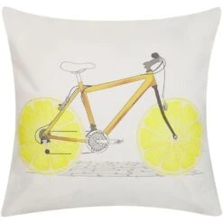 Set Di 2 Cuscini Decorativi Moderni Stampa Di Bicicletta Multicolore Ruscus -Vendite ATMOSPHERA || None || Maxwell & Williams 32341486 4