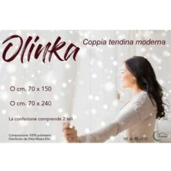 COPPIA TENDINA Bouclè VETRO OLINKA ECRU' Con LUREX COPPIA (2 TELI) CM. 70X150 9 COPPIA TENDINA Bouclè VETRO OLINKA ECRU' Con LUREX COPPIA (2 TELI) CM. 70X150 -Vendite ATMOSPHERA || None || Maxwell & Williams 32350265 3