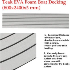 Coperta Per Barche Tappetino Per Decking Per Yacht Lastra In Teak Schiuma EVA 600x2400x5mm -Vendite ATMOSPHERA || None || Maxwell & Williams 35036209 3