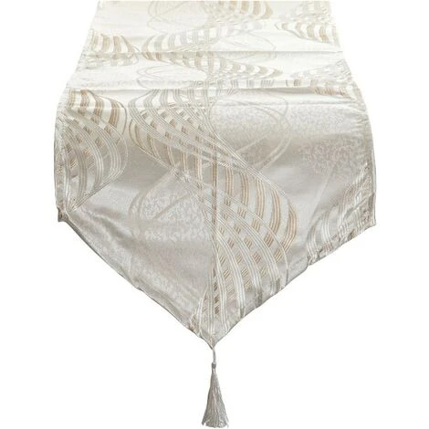 Runner Da Tavolo DKD Home Decor Beige 3 Runner Da Tavolo DKD Home Decor Beige