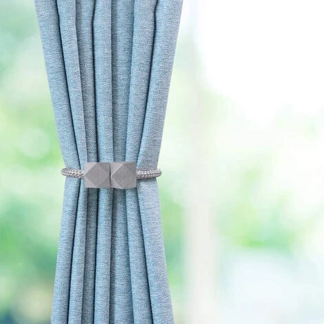 Fermatende Magnetiche In 2 Pezzi Per Tende, Pratiche Fascette Per Tende, Staffa Di Fissaggio Per Fascette Decorative Per Tende Da Finestra, Senza Bisogno Di Attrezzi --- 2pz Fibbia Magnetica Per Tende 6 Fermatende Magnetiche In 2 Pezzi Per Tende, Pratiche Fascette Per Tende, Staffa Di Fissaggio Per Fascette Decorative Per Tende Da Finestra, Senza Bisogno Di Attrezzi --- 2pz Fibbia Magnetica Per Tende - immagine 4